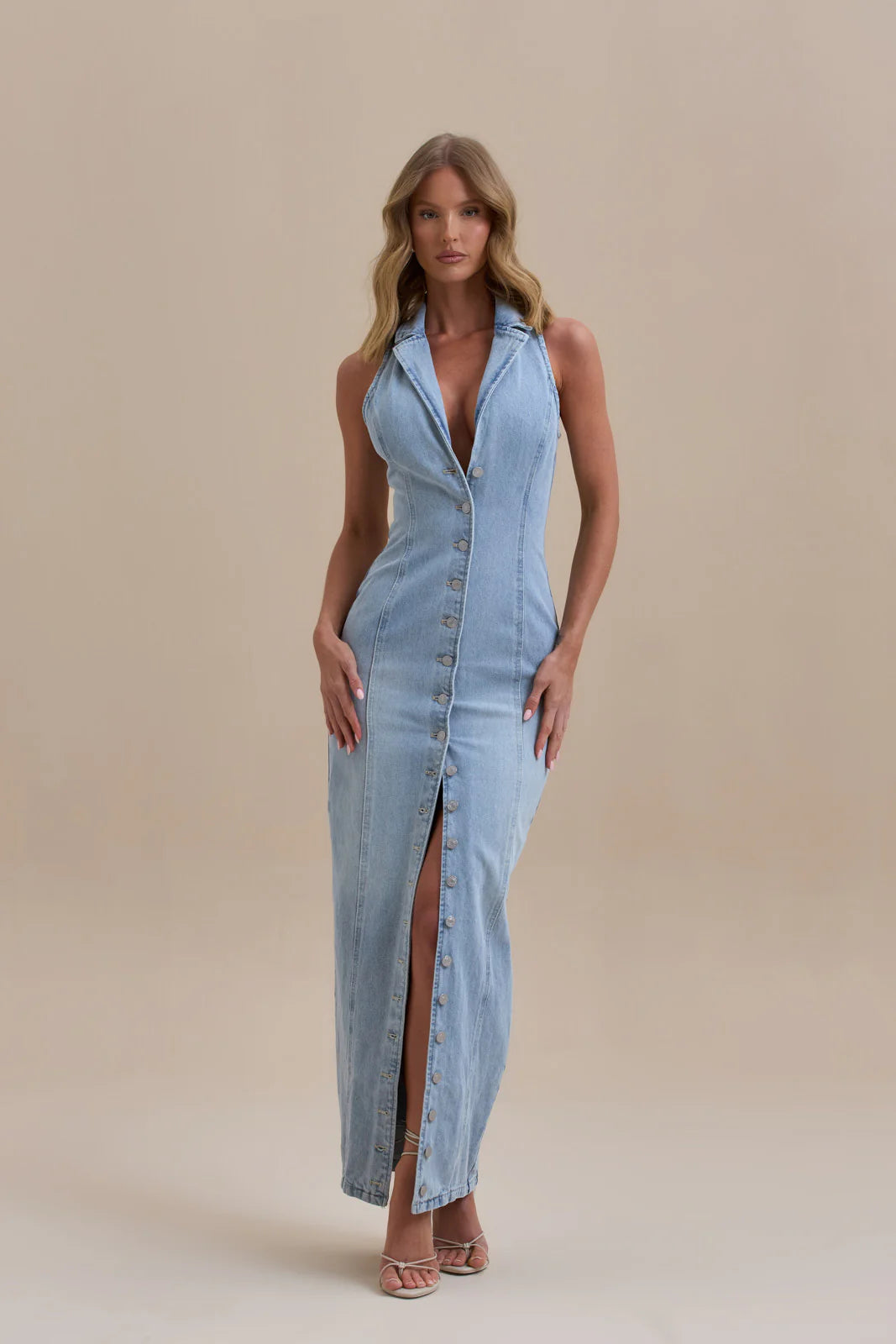 Kenny Maxi Denim Jurk