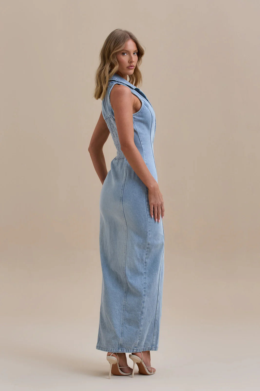 Kenny Maxi Denim Jurk