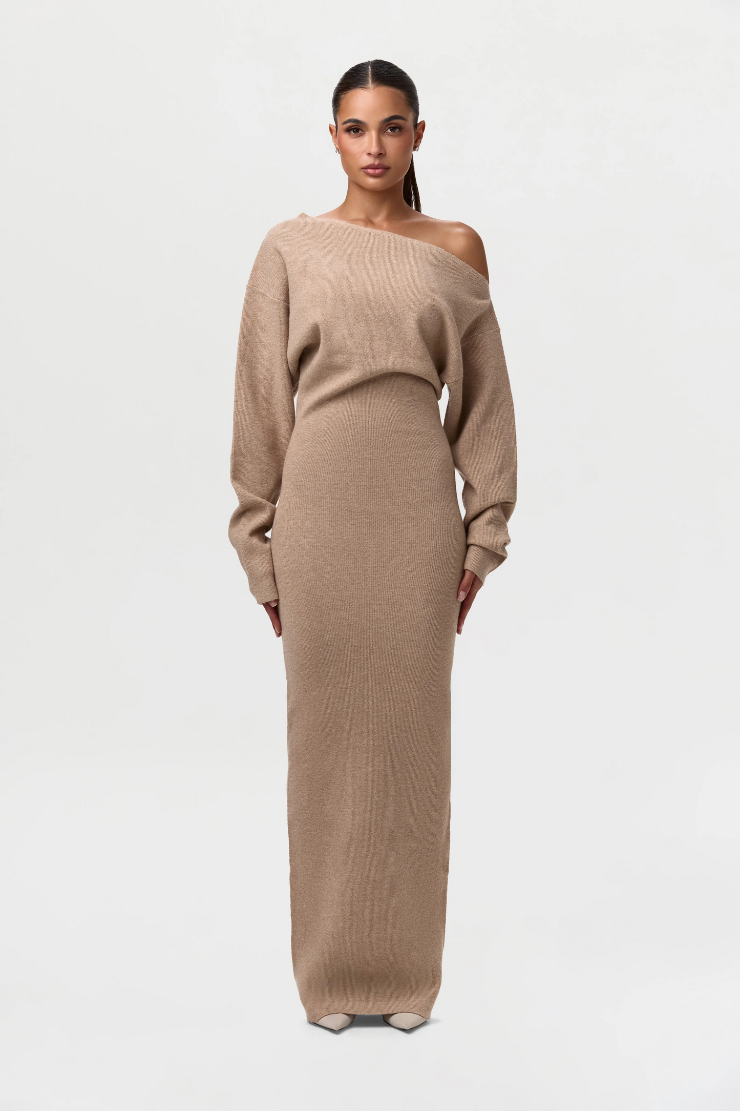 Monroe Shoulder Knit Dress