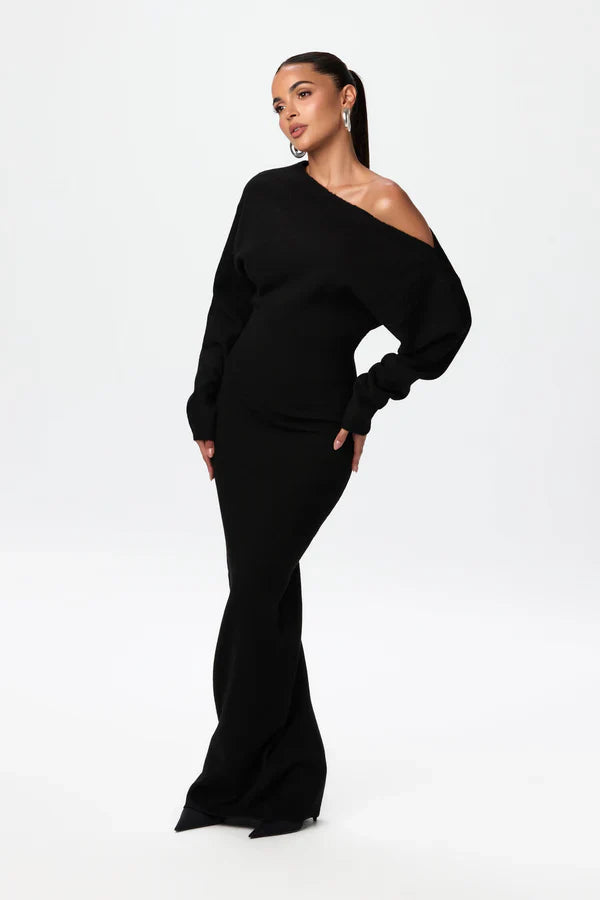 Monroe Shoulder Knit Dress