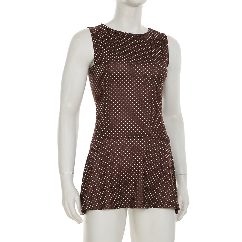 Koora Polka Dot Mini Dress