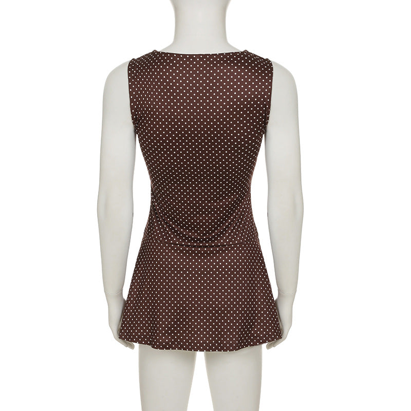 Koora Polka Dot Mini Dress