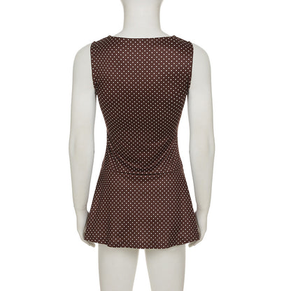 Koora Polka Dot Mini Dress