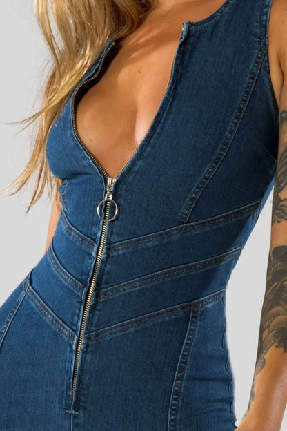 Lucie - Denim Jumpsuit